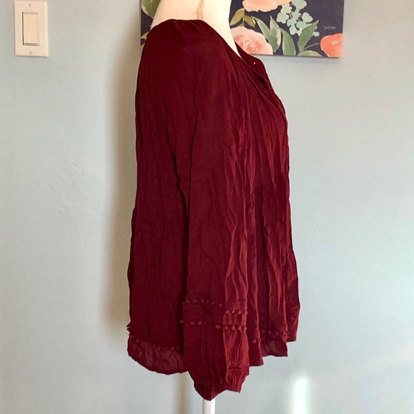 🌷Old Navy Boho Long Sleeve Top - Picture 4 of 5
